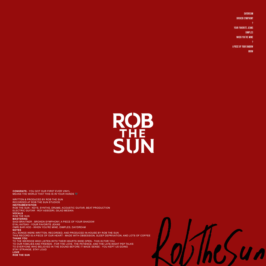 Rob The Sun - Daydream Vinyl